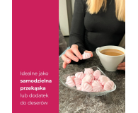 AmerPharma Locco 48 kcal Niskokaloryczne bezy proteinowe Malinowe - 1503767 - zdjęcie 4